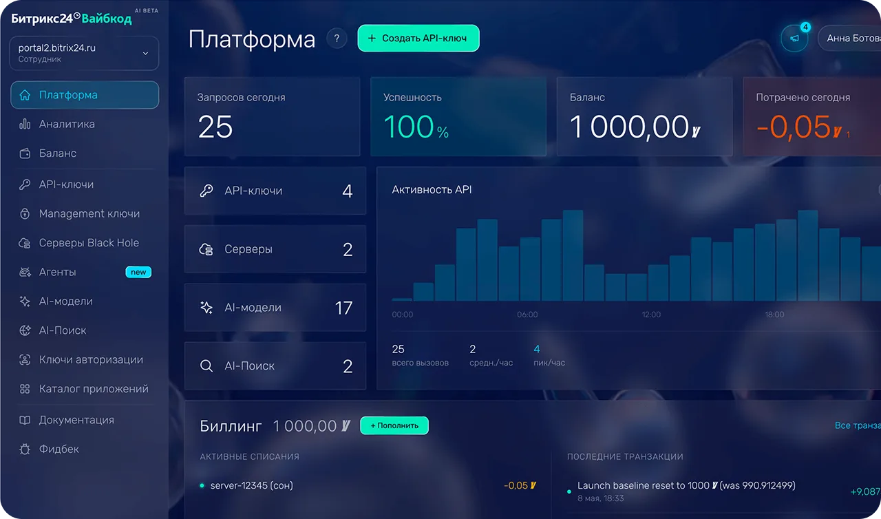 Интерфейс Битрикс24 — CRM и рабочее пространство